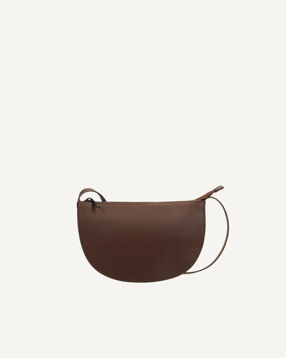 Farou - Half moon bag - darkwood