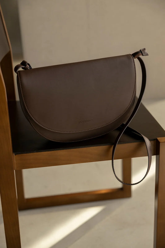 Soma - Half moon bag - darkwood