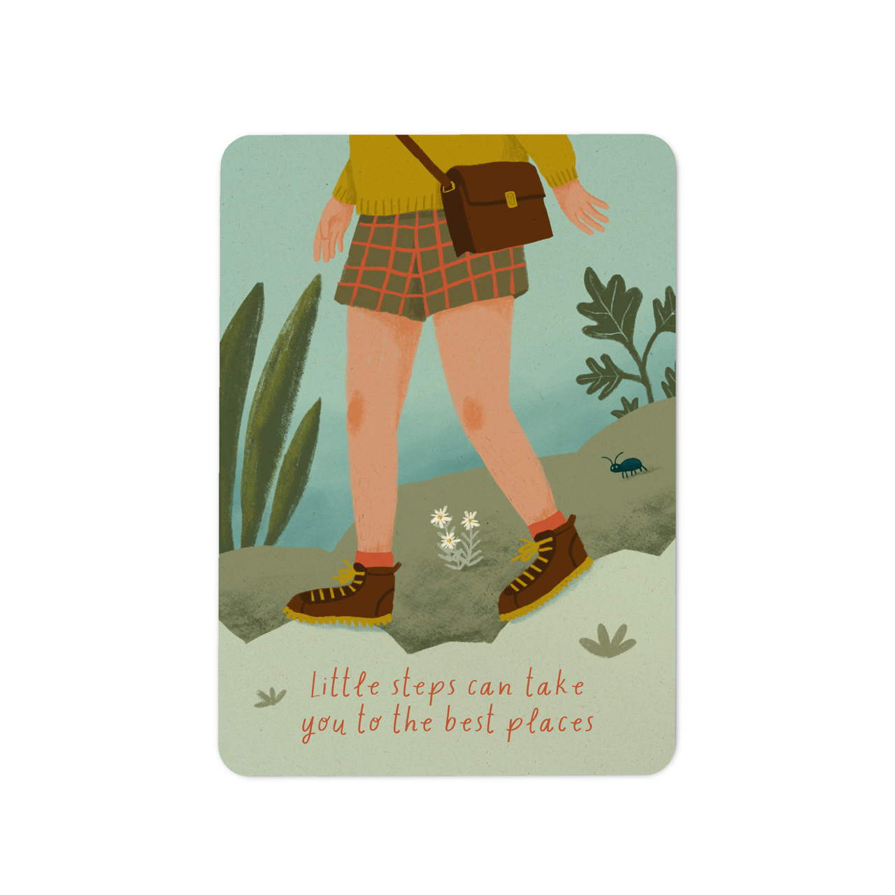 Postkaart  'Little steps'