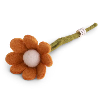 Kleine anemoon met blad – geel