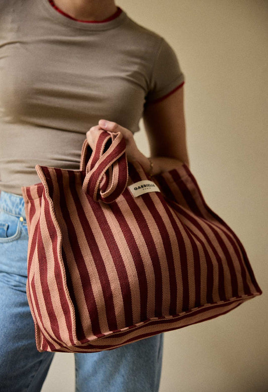 Reis/stadstas Garance Strepen