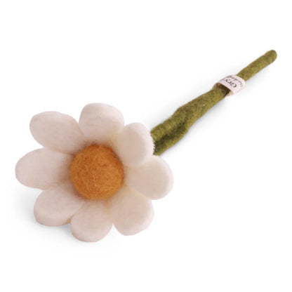 Kleine anemoon met blad – wit