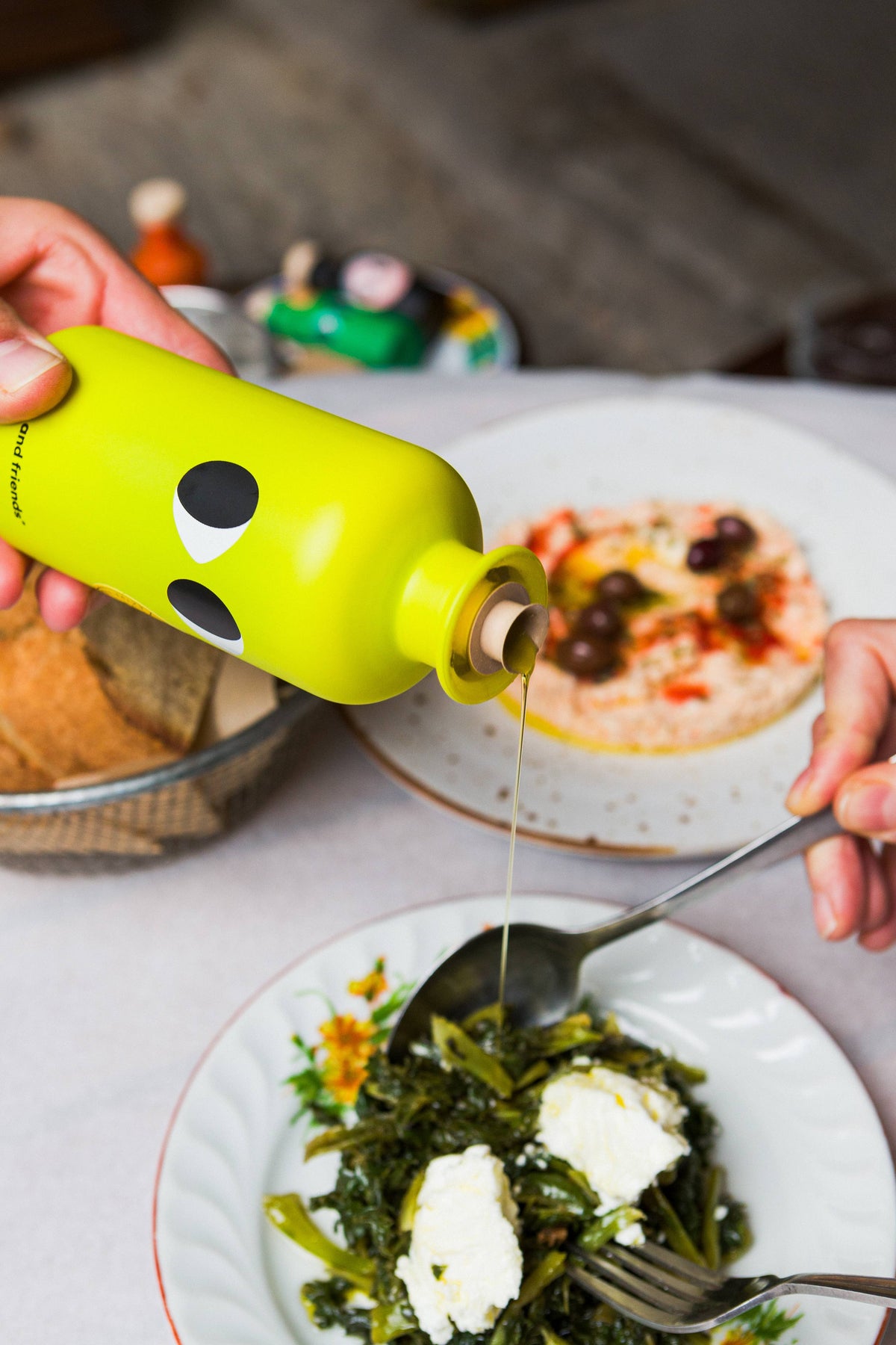 Extra vierge olijfolie met citroen