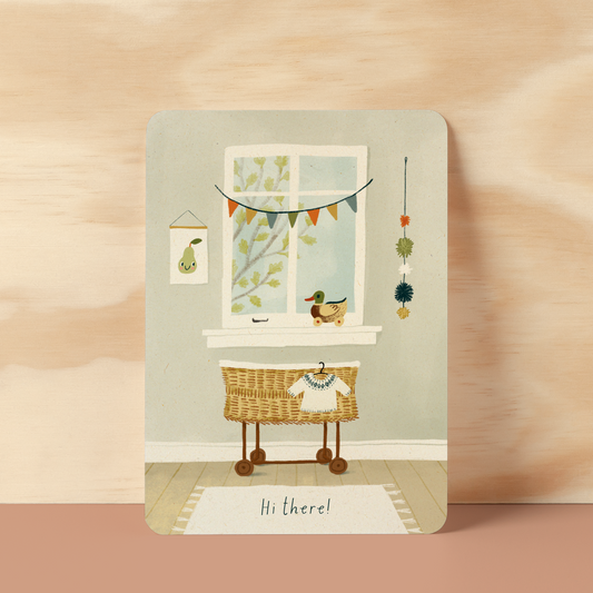 Postkaart  'Hi there'