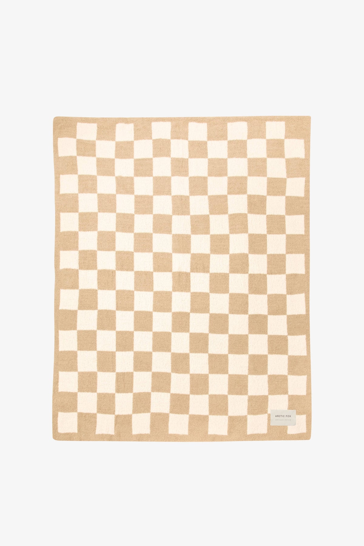 De Teddy Plaid - 100% gerecycled - Beige ruit
