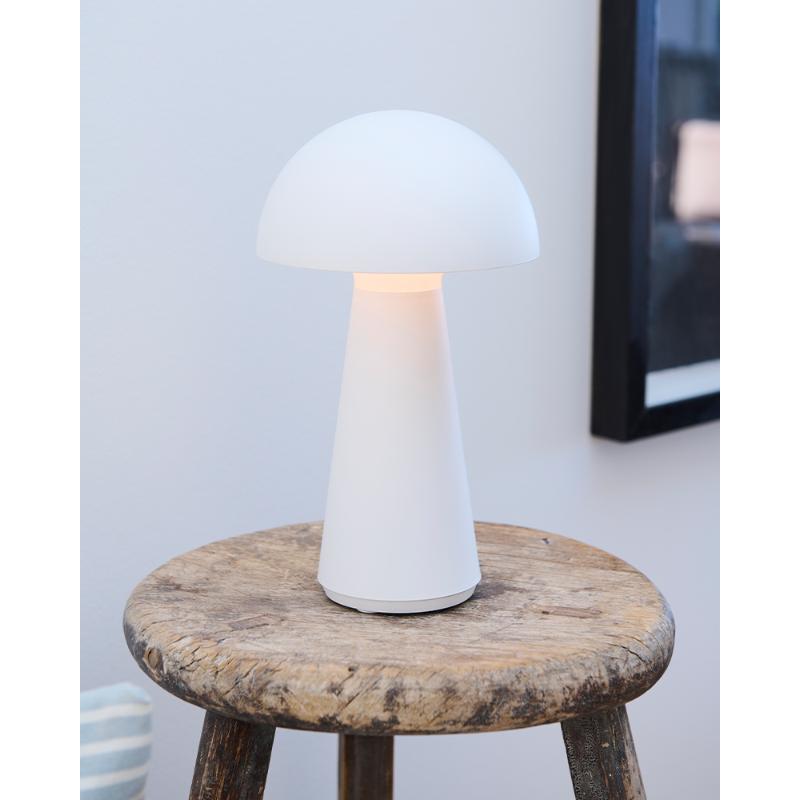 Sam - Herlaadbare Lamp voor binnen & buiten - Warm Grey of wit