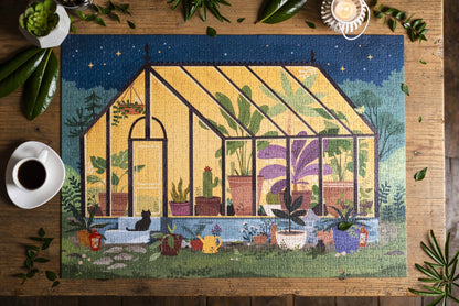 Midnight Greenhouse Puzzel - 1000 stukjes