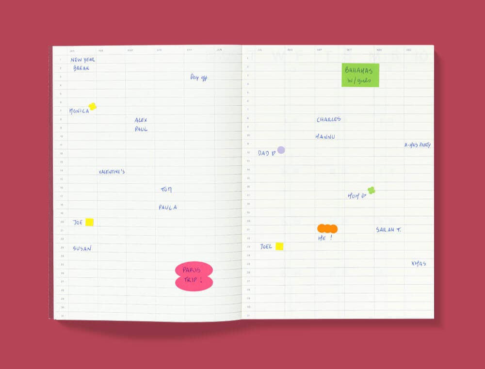 2026 Planner: Candy / Tijdblok