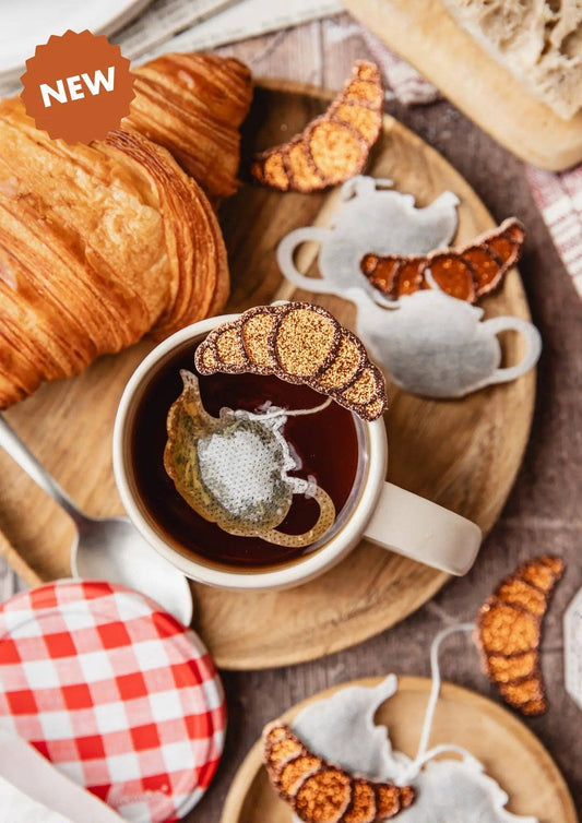 Biologische theezakjes in de vorm van een theepot - Rooibos Cinnamonroll - 5 stuks