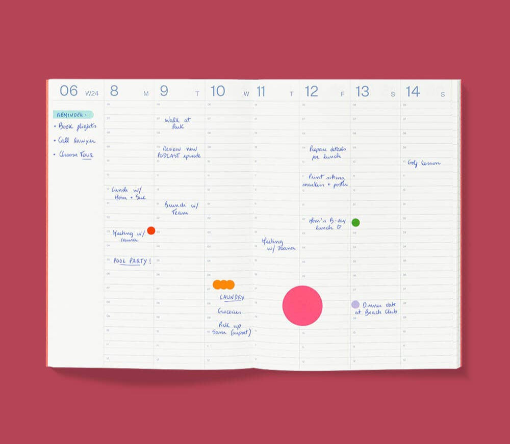 2026 Planner: Candy / Tijdblok