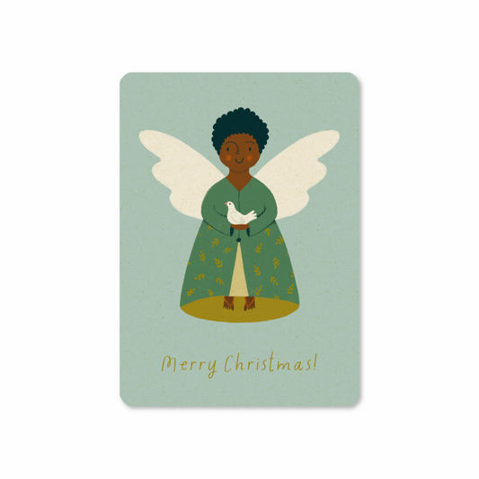 Postkaart  'Green angel'