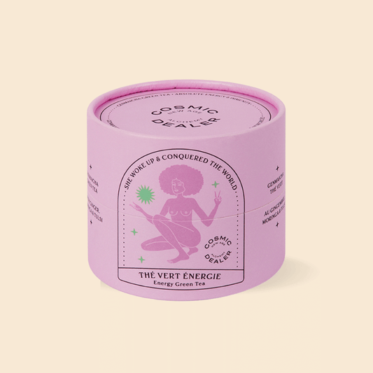 Energiethee: Genmaicha gember- en tulsi-groene thee