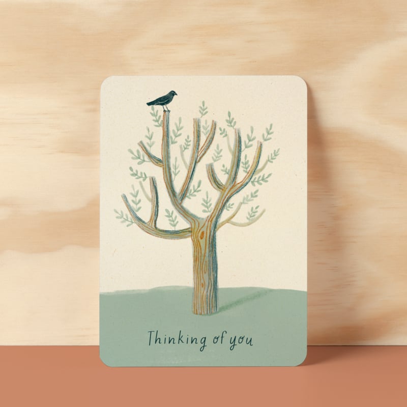 Postkaart  'Thinking of you'