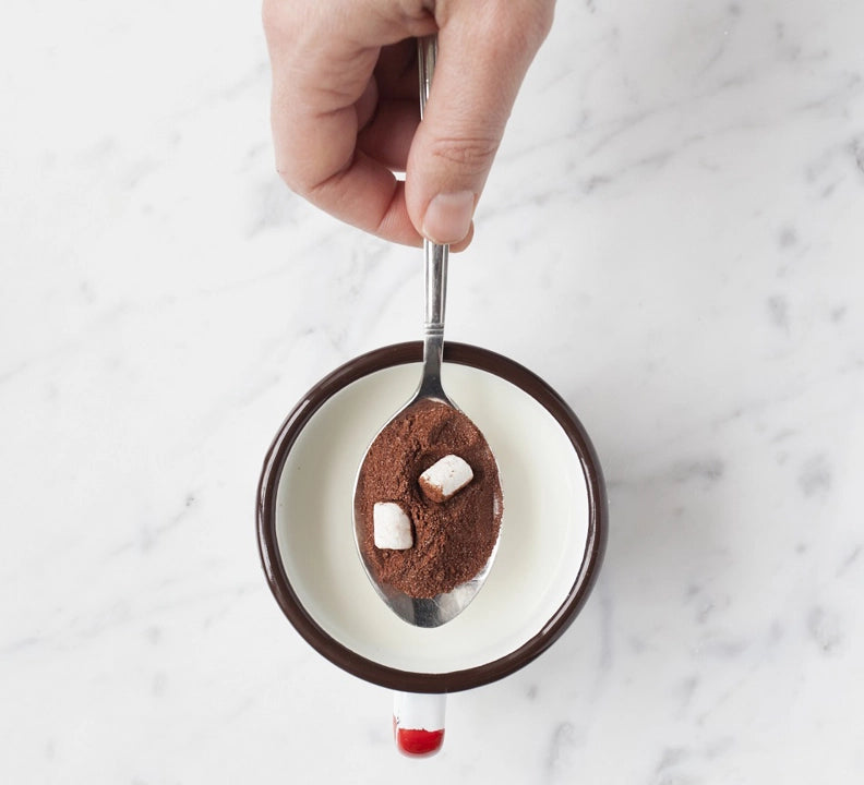 Fluffy Marshmallow Chocolate Powder