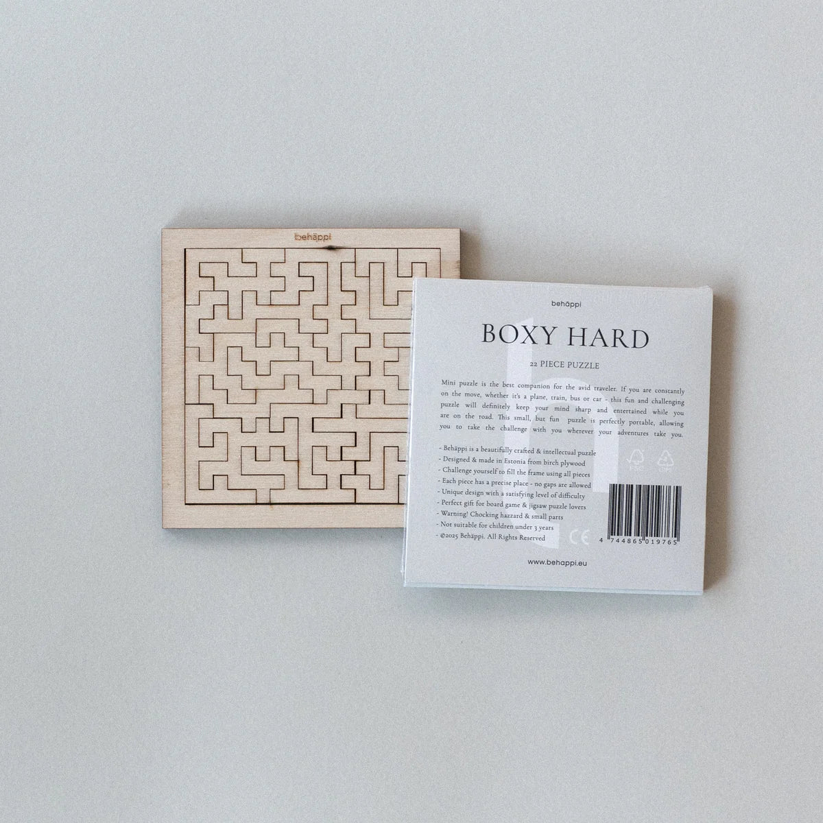 Kleine houten puzzel - Boxy hard / Nr. 22