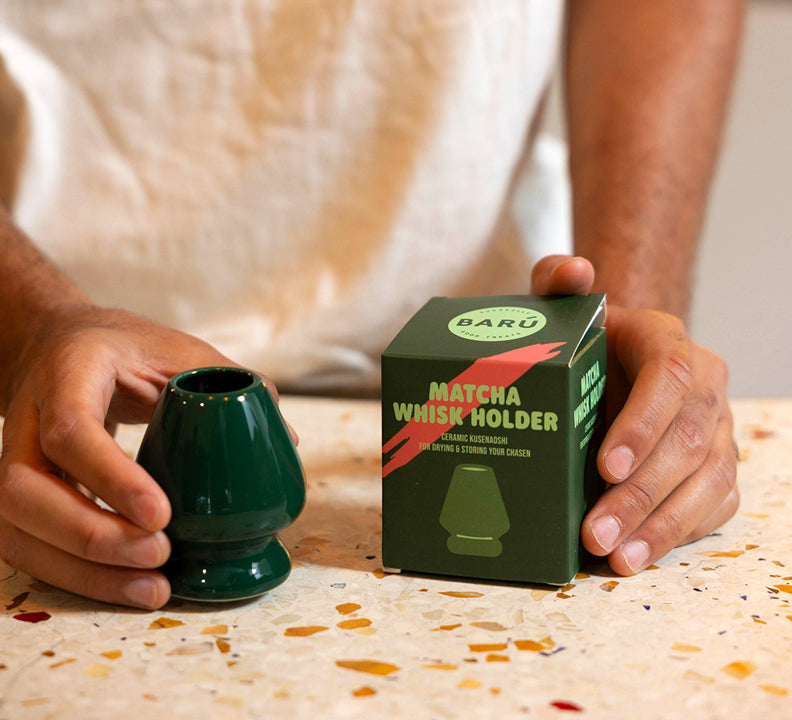 Matcha Whisk Holder - Ceramic Kusenaoshi