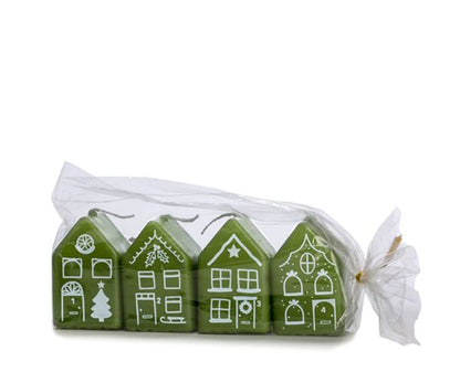 Gingerbread house kaarsjes (4 stuks)