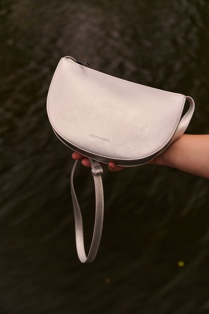 Farou - Half moon bag - hematite