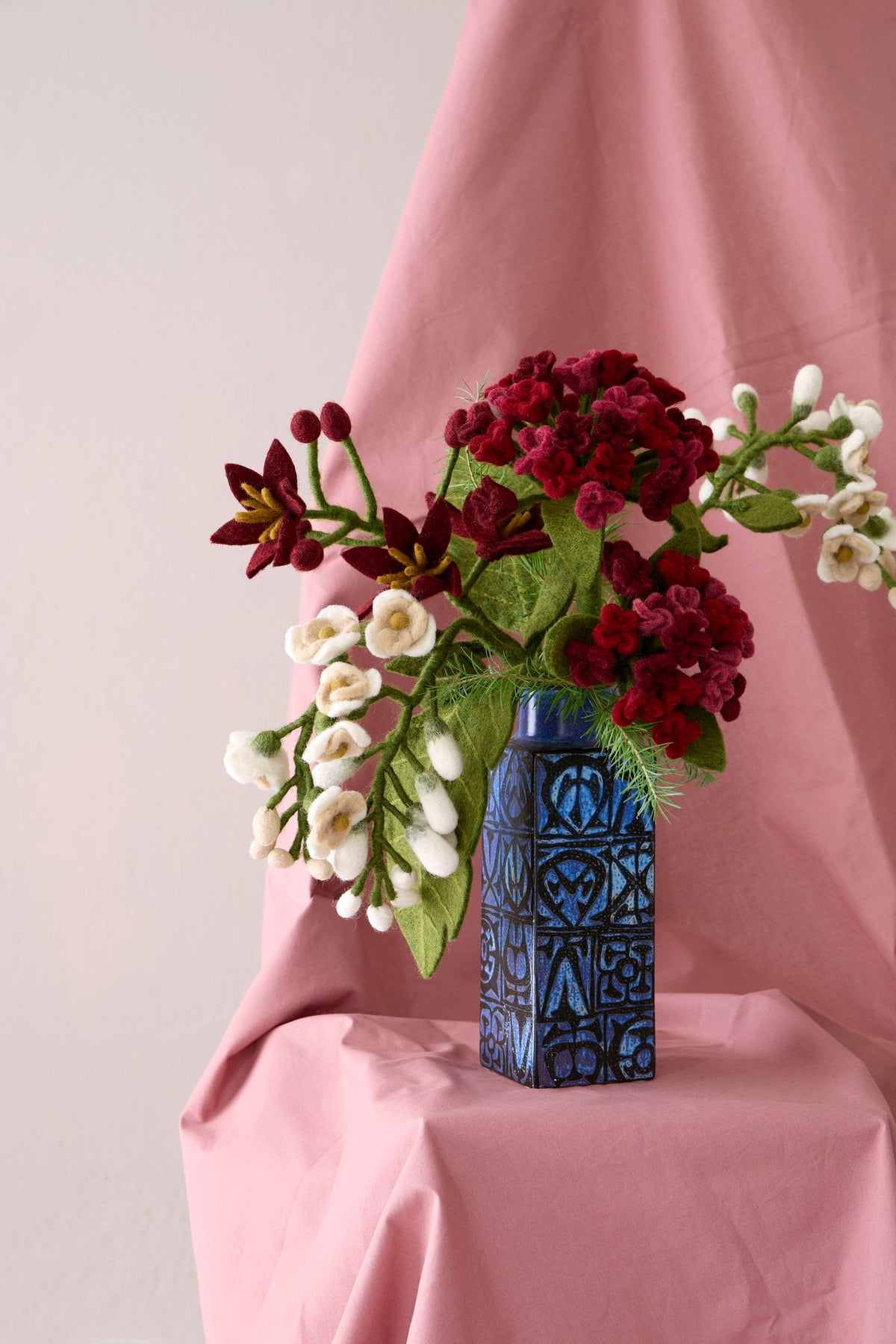 Hortensia - donkerroos
