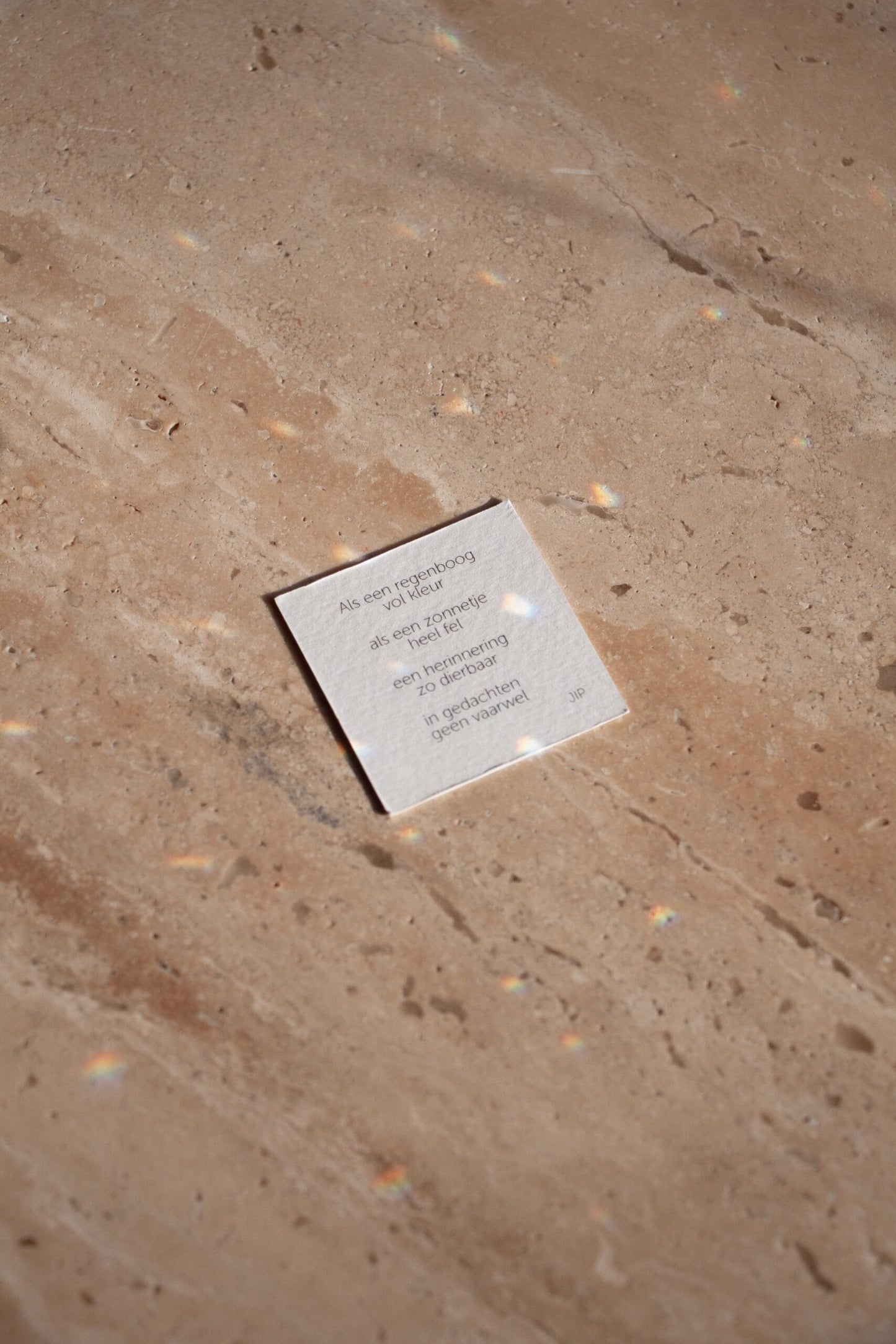 Zonnevanger ' In gedachten, geen vaarwel'