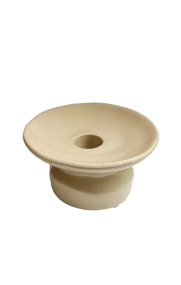 Kandelaar 'rondo' - off white