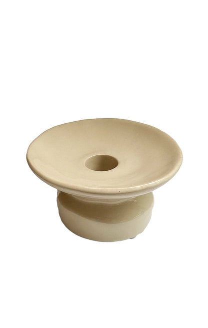 Kandelaar 'rondo' - off white