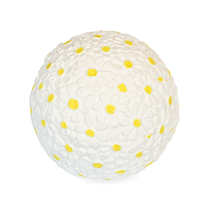 Sensory rubberen bal met bloemetjes