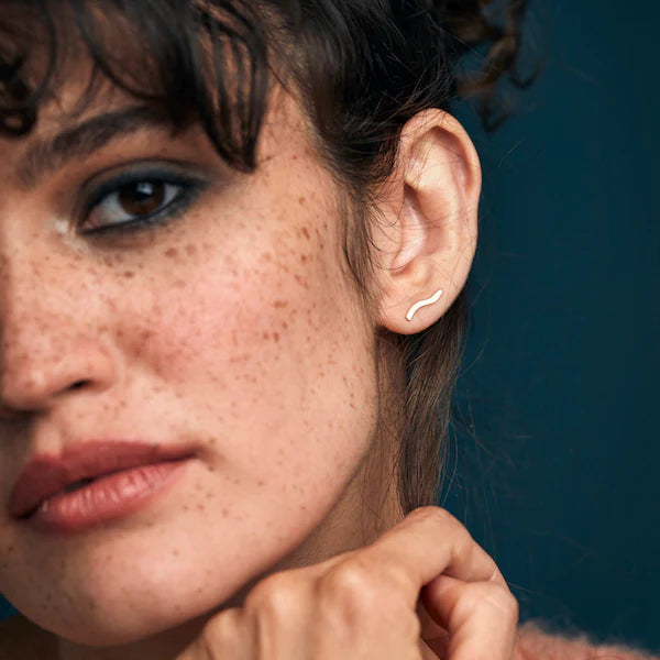 Oorbellen - trio golven