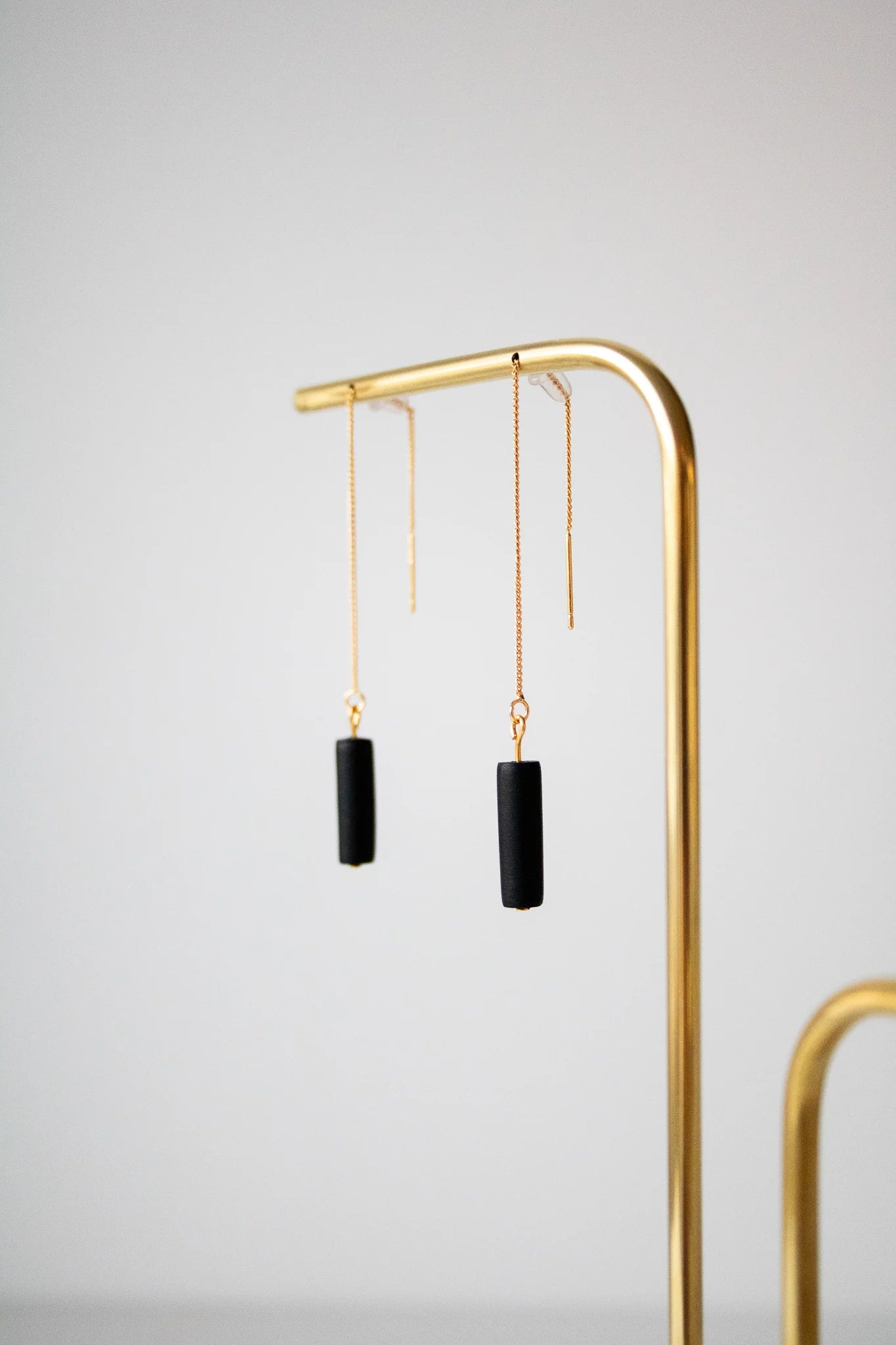 Mona | Oorbellen - black