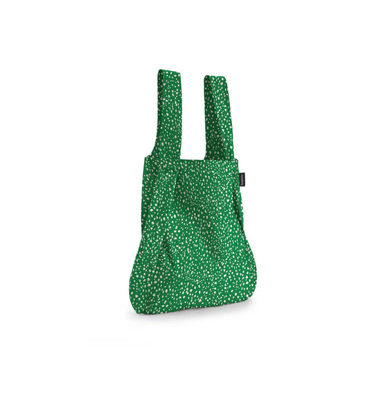 Notabag original - groen gespikkeld