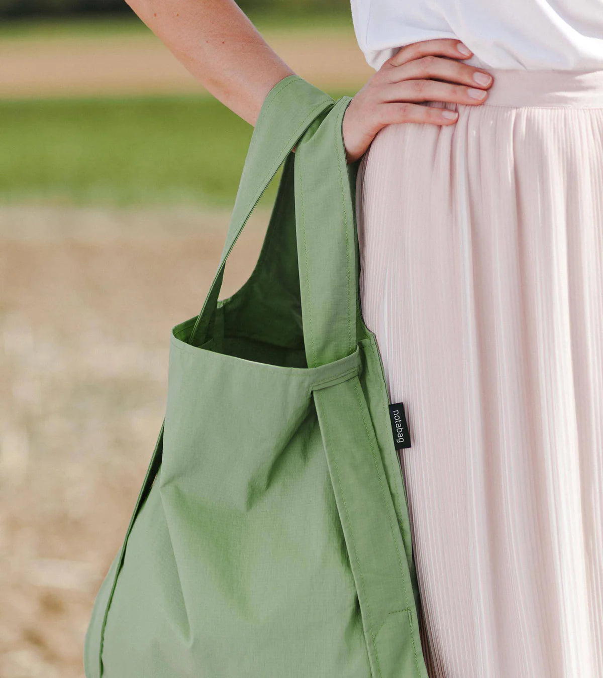 Notabag original - olijfgroen