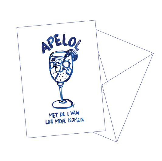 Postkaart 'Apelol'