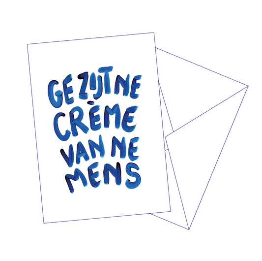 Postkaart 'Creme'