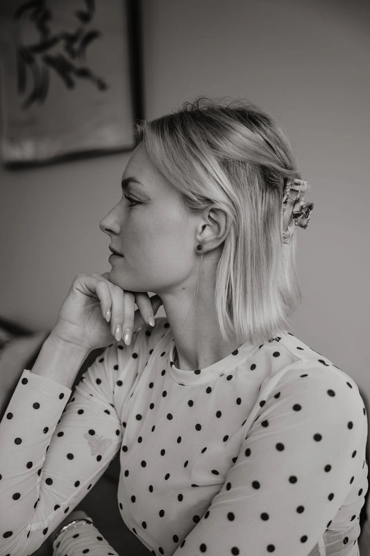 Li Gold | Oorbellen - olive green