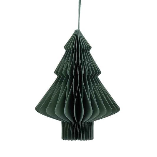 Kerstboom donkergroen  - handmade & fairtrade