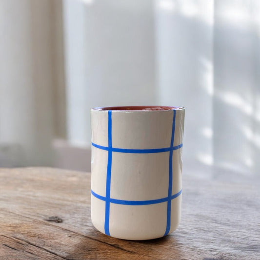 Straight cup -quadrados - Royal Blue