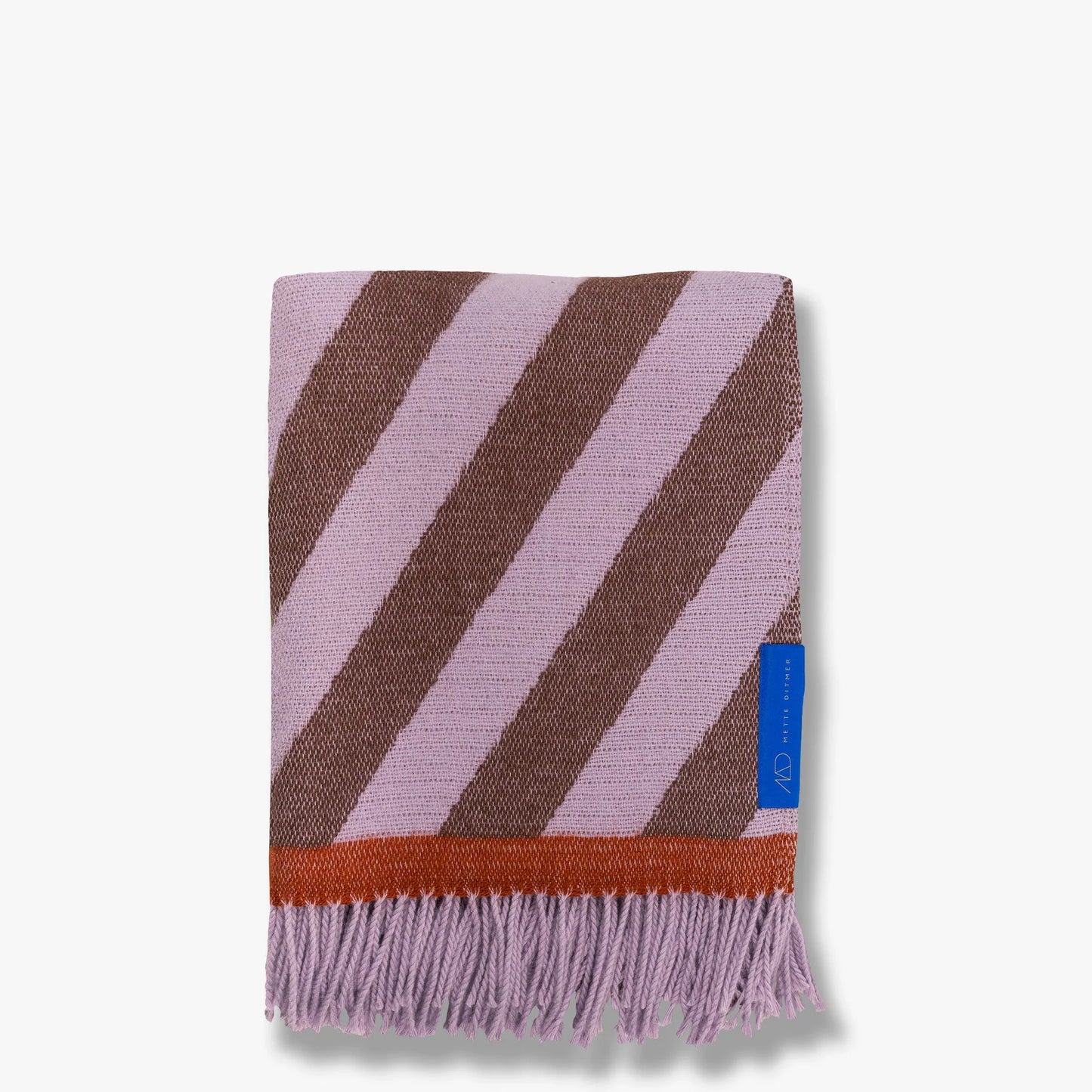 Plaid - RETRO throw, brown