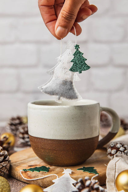 Theezakjes in de vorm van kerstbomen - Kerstthee - 5 stuks