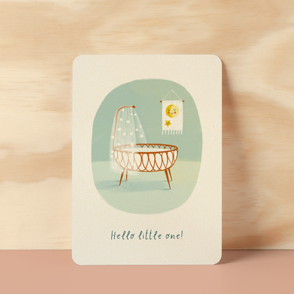 Postkaart  'Hello little one'