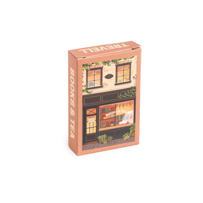 Minipuzzel 'Books & tea' – 99 stukjes