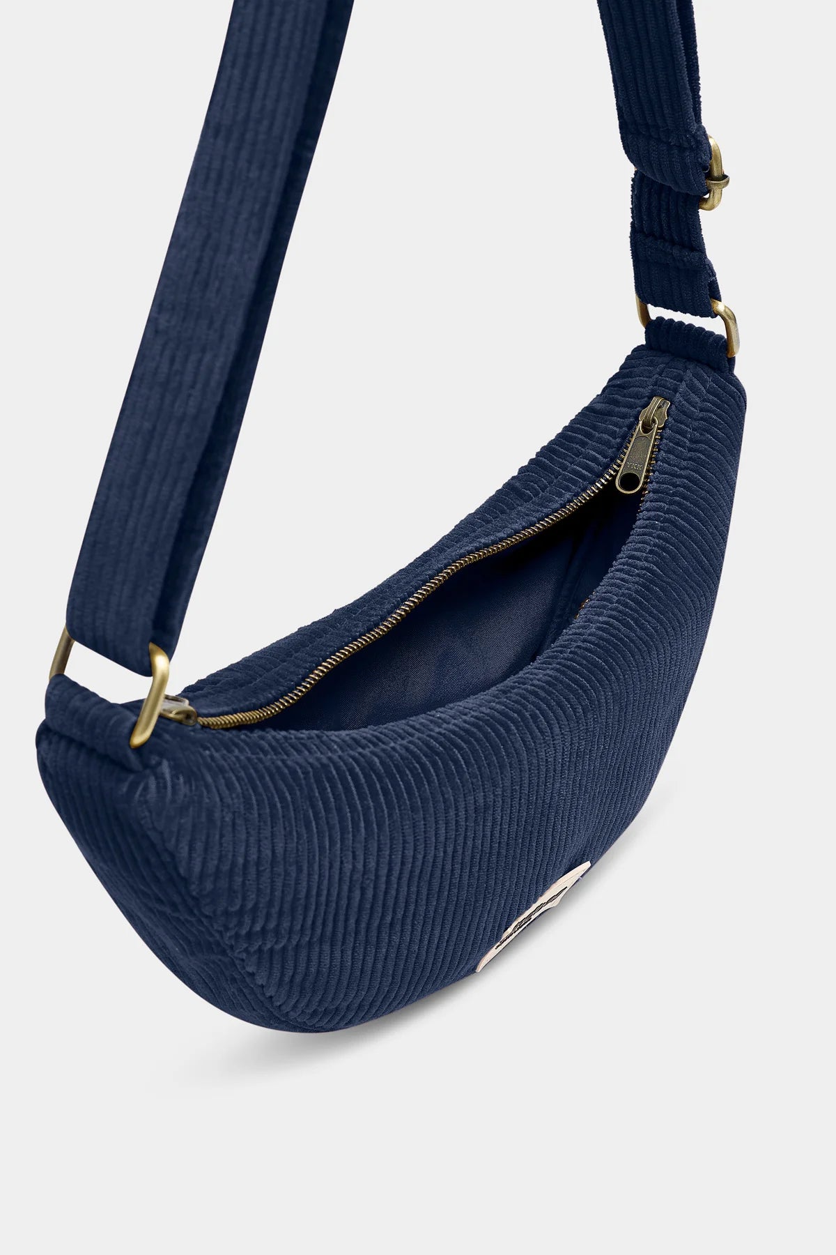 Banane Andrea (blauw-velours)