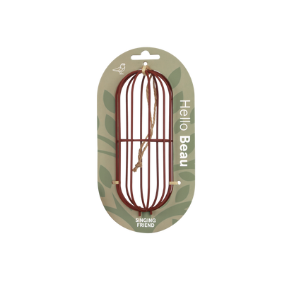 Hello Beau - metal wire bird feeder