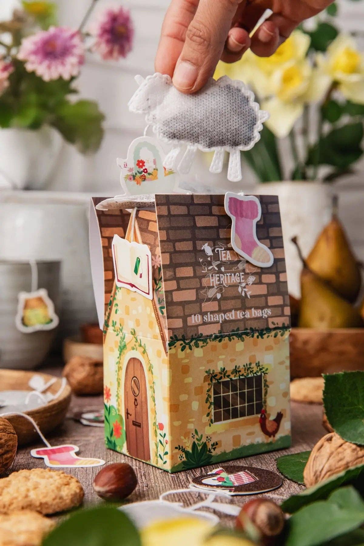 Cottage House - geschenkdoos met 10 theezakjes