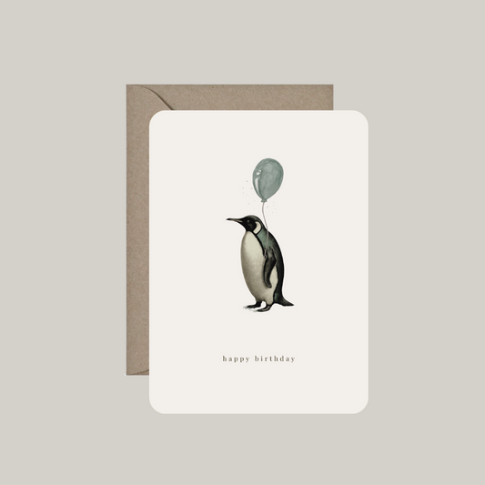 Postkaart 'happy birthday' met enveloppe