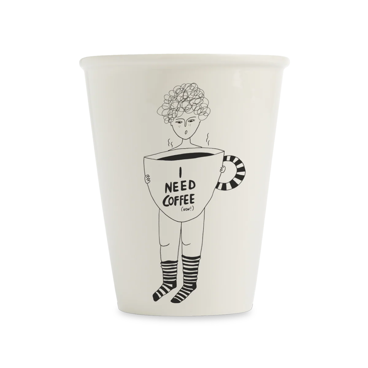 Beker 'Coffee now' - Helen B.