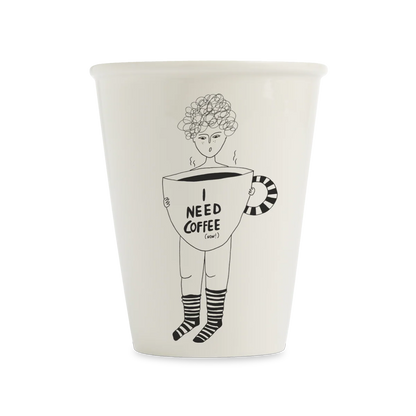 Beker 'Coffee now' - Helen B.