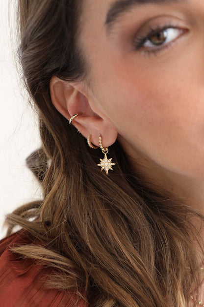 Kleine creolen 'Bead'