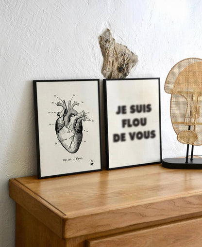 Poster Anatomie van mijn hart