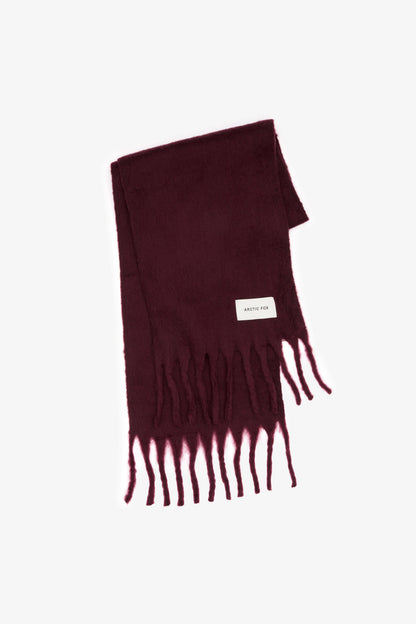 De Stockholm-sjaal - 100% gerecycled - Kersenlak