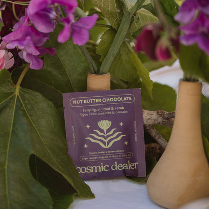 Chocolade met zoute vijgen en geroosterde amandelen